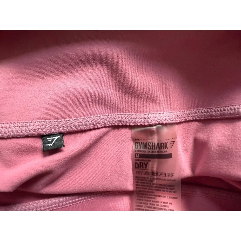 Gymshark Womens High-Waisted Dry Moisture Dreamy Leggings Size M Pink Bubblegum - Picture 7 of 15